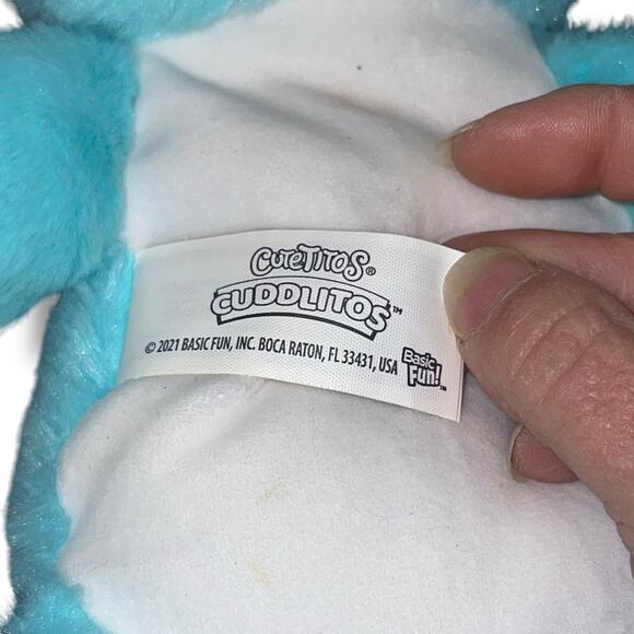 Cutetitos Cuddlitos Plush Bear Scented Heart Nursery Stuffed Animal Blue 10” - Picture 9 of 12